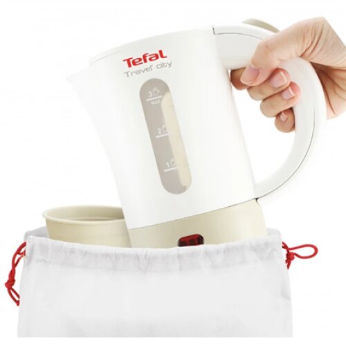 TEFAL , Kettle , KO120130 , Electric , 650 W , 0.5 L , Plastic , White