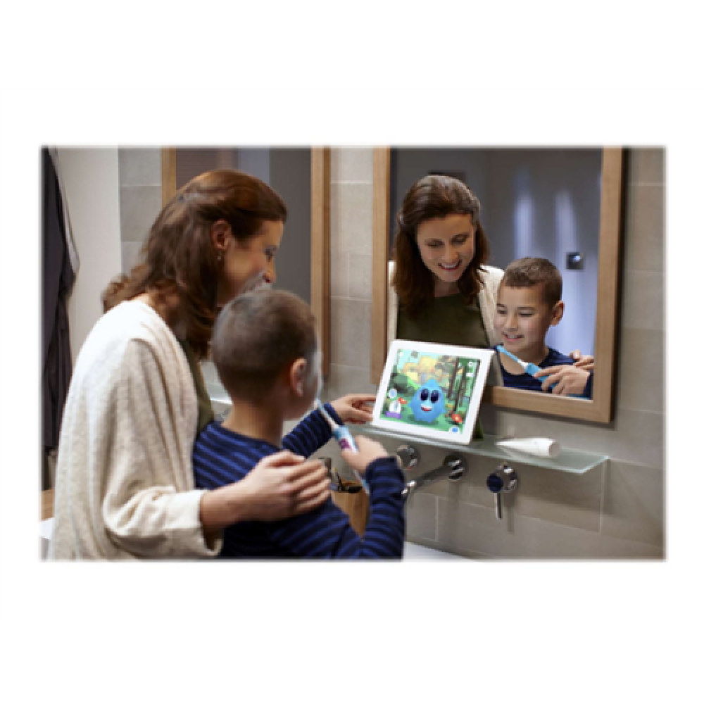 Philips , Sonic Electric toothbrush , HX6322/04 , Rechargeable , For kids , Number of brush heads included 2 , Number of teeth brushing modes 2 , Sonic technology , Aqua