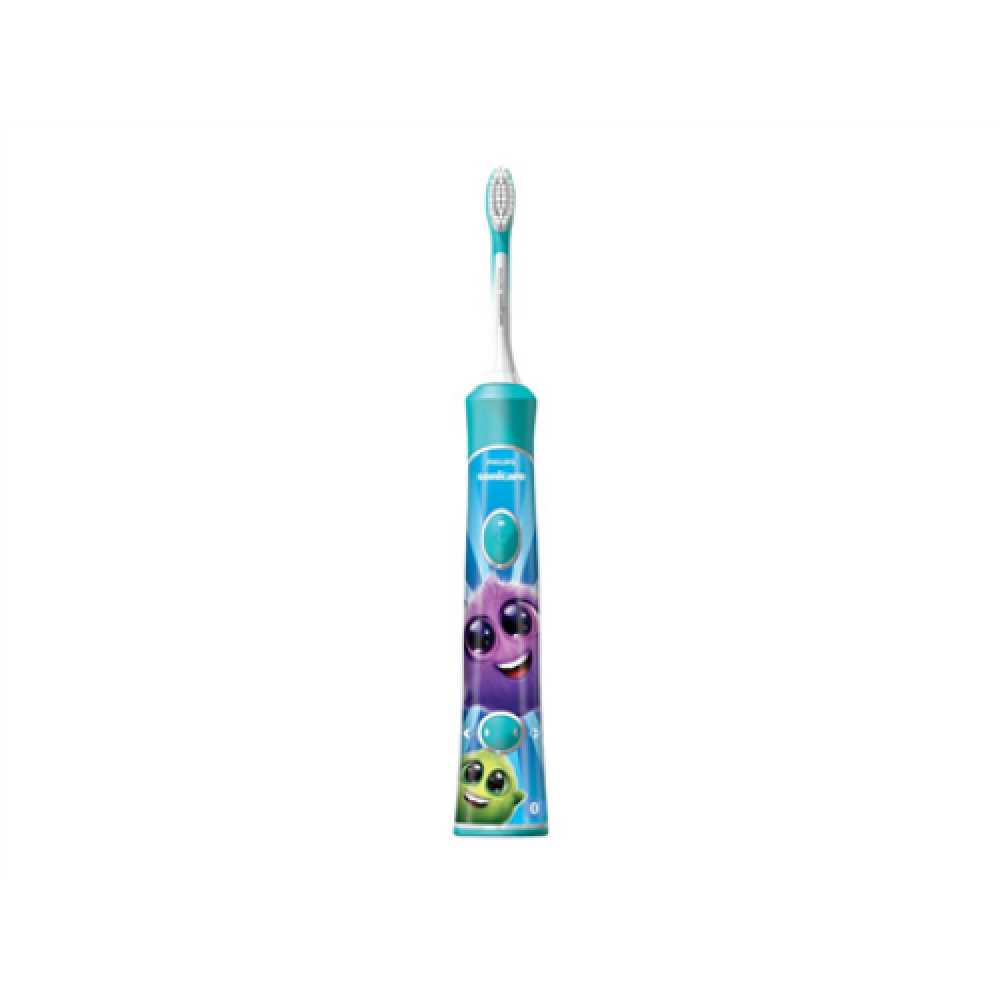 Philips , Sonic Electric toothbrush , HX6322/04 , Rechargeable , For kids , Number of brush heads included 2 , Number of teeth brushing modes 2 , Sonic technology , Aqua
