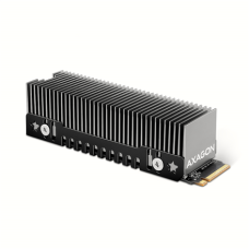 AXAGON Aluminum passive cooler for single and double-sided M.2 SSDs size 2280, height 24 mm , CLR-M2XT