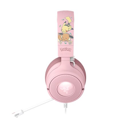 Razer Gaming Headset , Kraken V4 X , Wired , On-ear , Microphone , Pikachu & Eevee Edition