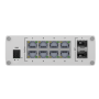 Teltonika Ethernet Switch TSW200 Unmanaged, Desktop, 1 Gbps (RJ-45) ports quantity 8, SFP ports quantity 2, PoE ports quantity 8, Total PoE Power Budget (at PSE): 240 W, PoE Max Power per Port (at PSE): 30W, IP30, Full aluminum housing, ADAPTER NOT INCLUD