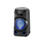 Sony MHC-V13 High Power Party speaker, USB, CD, FM, Bluetooth, Audio-IN, Karaoke, Light Sony , Yes , No , High Power Party speaker , MHC-V13 , 32 W , Bluetooth , Black , Ω , Wireless connection