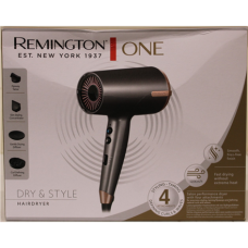 SALE OUT. Remington D6077 Hair dryer, 2000 W, Grey , Remington Hair dryer , D6077 , 2000 W , Number of temperature settings 3 , Ionic function , Diffuser nozzle , Grey , DAMAGED PACKAGING , Warranty 24 month(s)