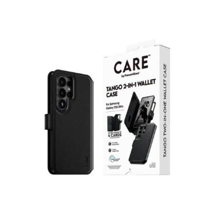 CARE by PanzerGlass Tango 2-in-1 Wallet Case w. Qi Samsung New Galaxy S26 Ultra , PanzerGlass