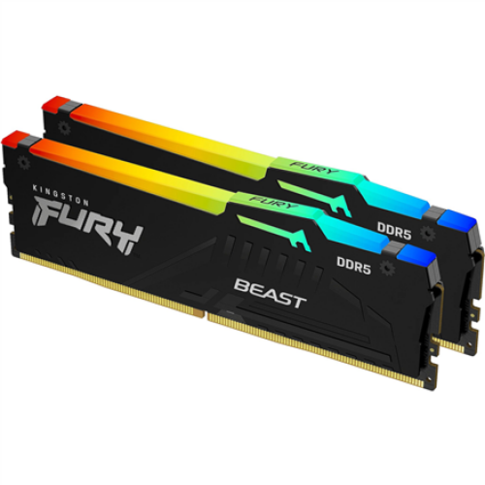 Kingston , Fury Beast , 32 Kit (16GBx2) GB , DDR5 , 6000 MHz , PC/server , Registered No , ECC No