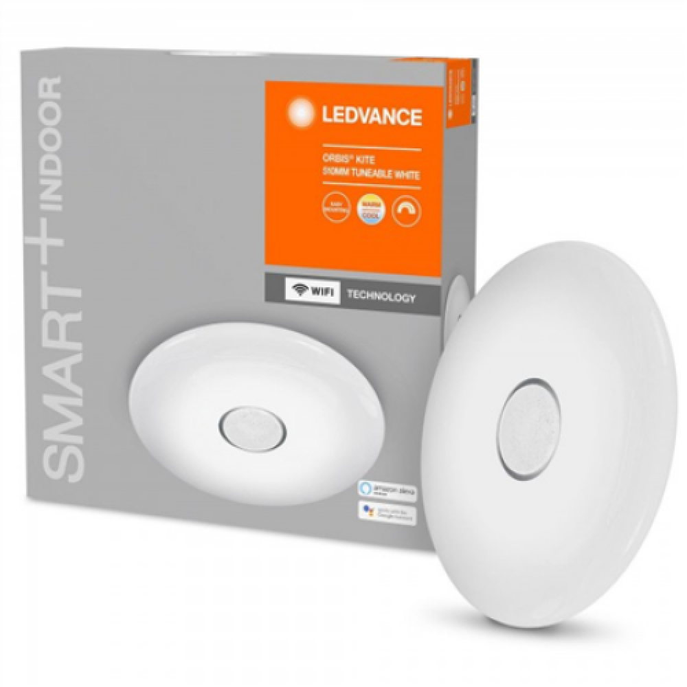 Ledvance SMART+ WiFi Orbis Ceiling Kite Tunable White 32W 110° 3000-6500K 510mm, White