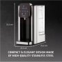 Caso HW 666 Inox , Turbo Hot Water Dispenser , Electric , 2200-2600 W , 2.7 L , Plastic/Stainless Steel , Stainless steel/Black