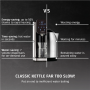 Caso HW 666 Inox , Turbo Hot Water Dispenser , Electric , 2200-2600 W , 2.7 L , Plastic/Stainless Steel , Stainless steel/Black