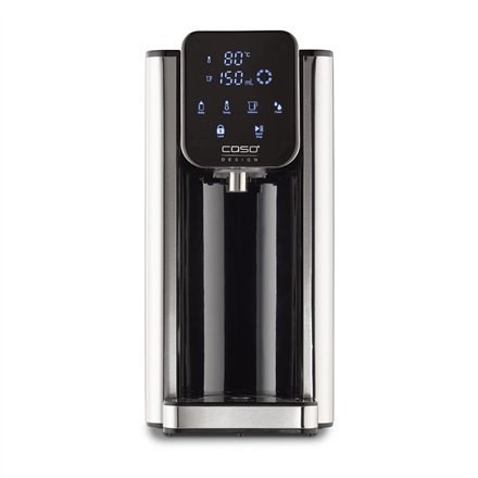 Caso HW 666 Inox , Turbo Hot Water Dispenser , Electric , 2200-2600 W , 2.7 L , Plastic/Stainless Steel , Stainless steel/Black