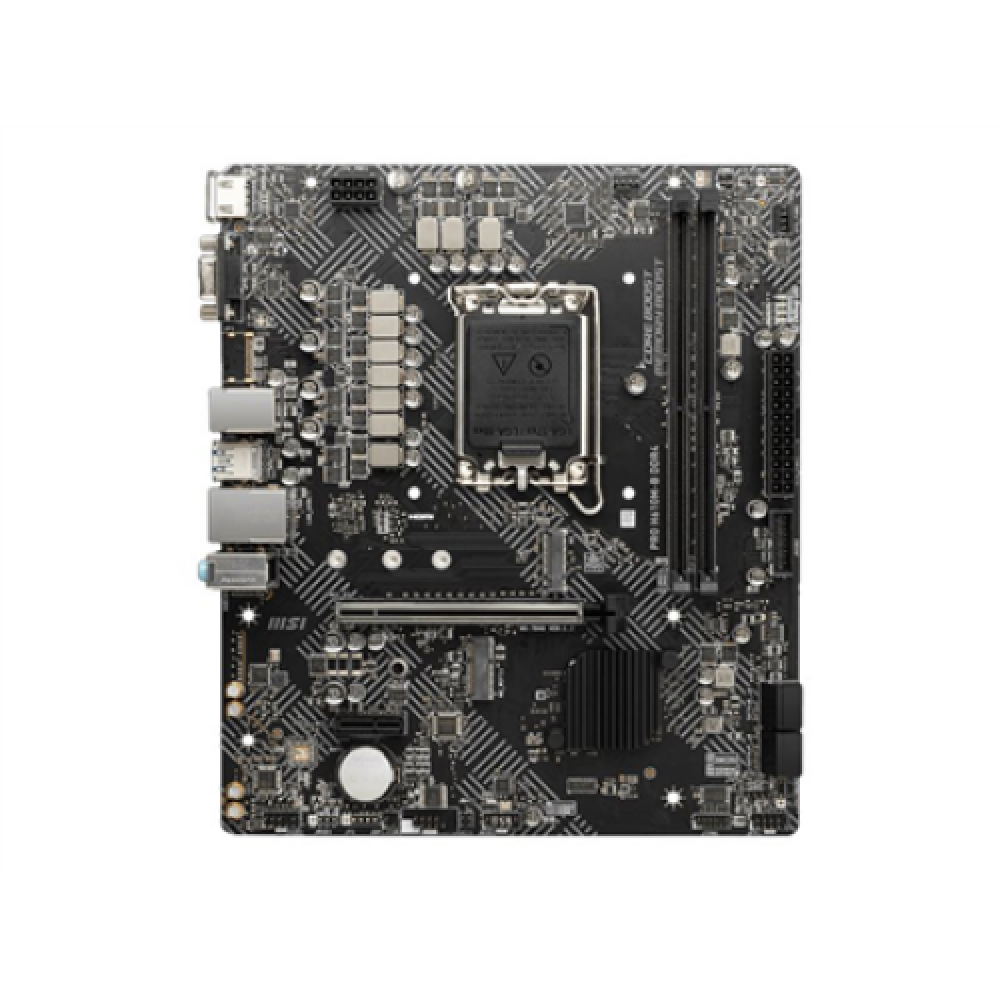 MSI , PRO H610M-G , Processor family Intel , Processor socket LGA1700 , DDR5 , Supported hard disk drive interfaces SATA, M.2 , Number of SATA connectors 4