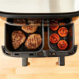 TEFAL Fryer , EY905D10 , Capacity 5.2+3.1 L , Hot air technology , Stainless Steel/Black