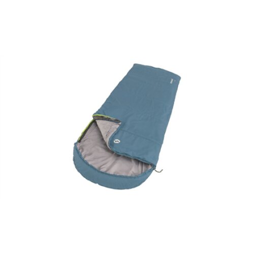 Outwell , Campion , Sleeping Bag , 215 x 80 cm , 2 way open - auto lock, L-shape , Ocean Blue