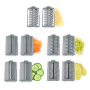 Caso , Electric Multi-Grater , MultiSlicer , Black , 80 W