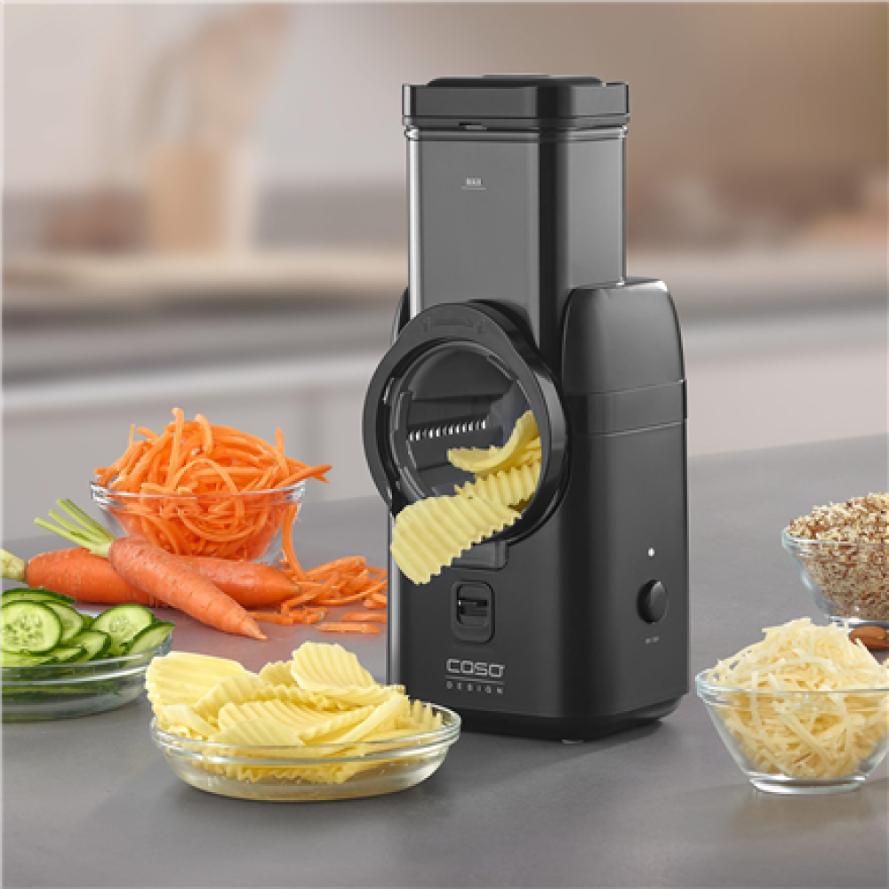 Caso , Electric Multi-Grater , MultiSlicer , Black , 80 W