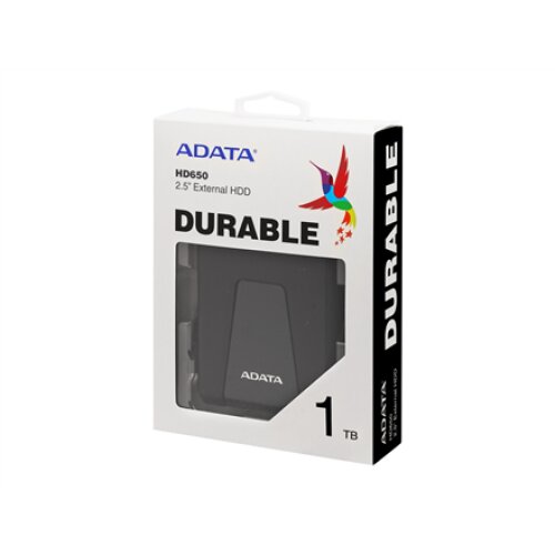 HD650 , 1000 GB , 2.5 , USB 3.1 (backward compatible with USB 2.0) , Black , 1.Compatibility with specific host devices may vary and could be affected by system environment. 2.Connecting via USB 2.0 requires plugging in to two USB ports for sufficient pow