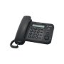 Panasonic , Corded , KX-TS560FXB , Built-in display , Caller ID , Black , 190 X 196 X 95 mm , Phonebook capacity 50 entries , 588 g