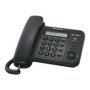Panasonic , Corded , KX-TS560FXB , Built-in display , Caller ID , Black , 190 X 196 X 95 mm , Phonebook capacity 50 entries , 588 g