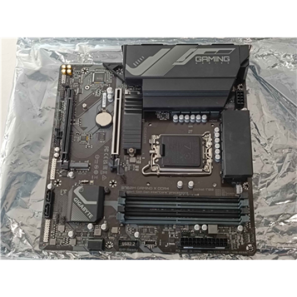 SALE OUT. GIGABYTE B760M GAMING X DDR4 1.0 M/B Gigabyte B760M GAMING X DDR4 1.0 M/B Processor family Intel, Processor socket LGA1700, DDR4 DIMM, Memory slots 4, Supported hard disk drive interfaces SATA, M.2, Number of SATA connectors 4, Chipset Intel B76