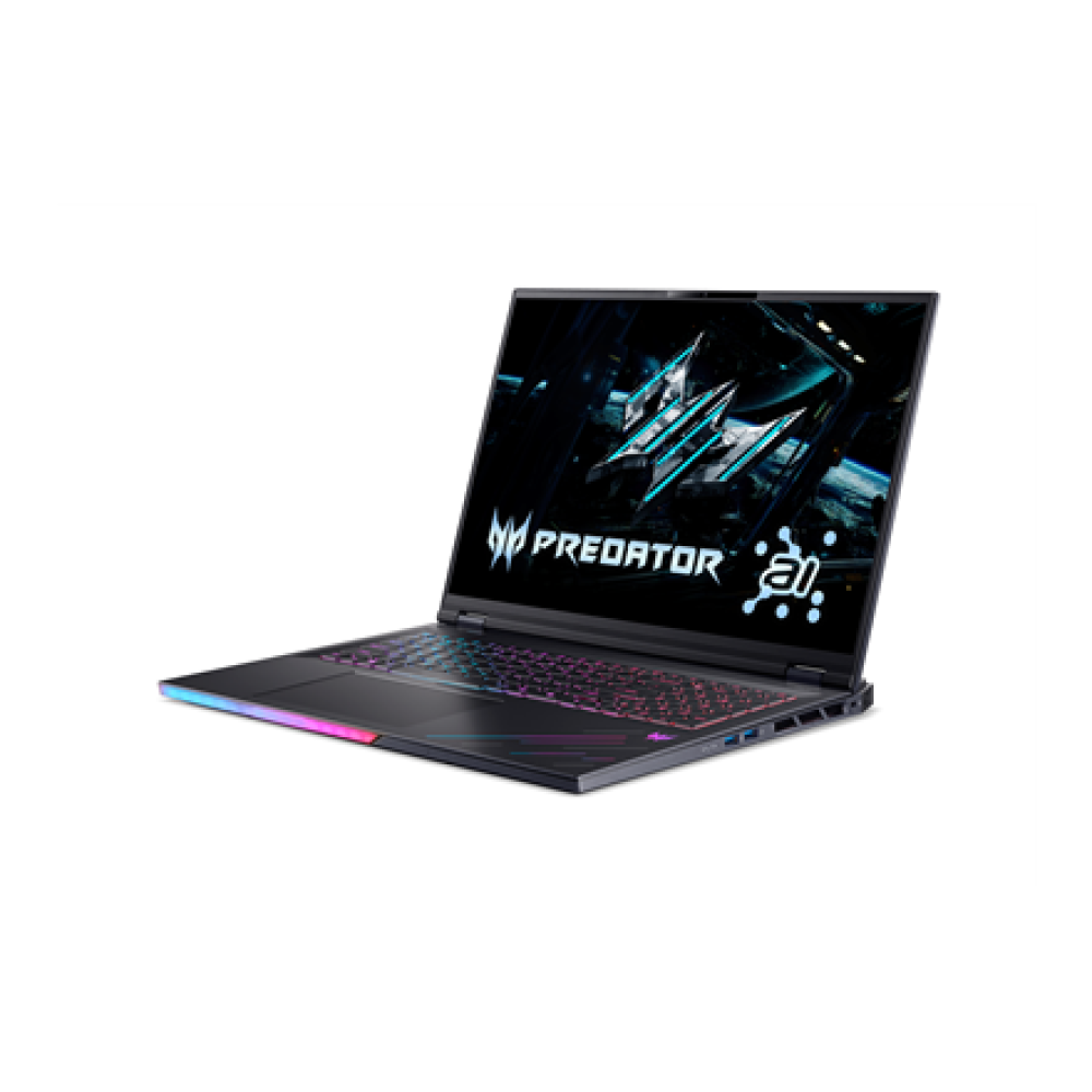 Acer , Predator Helios 18 AI PH18-73-90S7 , Abyssal Black , 18 , IPS , WQUXGA , 3840 x 2400 pixels , Intel Core U9 , 275HX , 64 GB , DDR5 , Solid-state drive capacity 2000 GB , NVIDIA GeForce RTX 5090 , GDDR7 , 24 GB , Windows 11 Home , Bluetooth version 