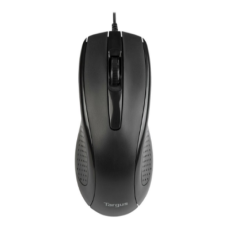 Targus Full-Size Optical Antimicrobial Wired Mouse , Targus Mouse , Full-Size Optical Antimicrobial , Wired , Black