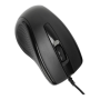 Targus Full-Size Optical Antimicrobial Wired Mouse , Targus Mouse , Full-Size Optical Antimicrobial , Wired , Black
