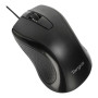 Targus Full-Size Optical Antimicrobial Wired Mouse , Targus Mouse , Full-Size Optical Antimicrobial , Wired , Black