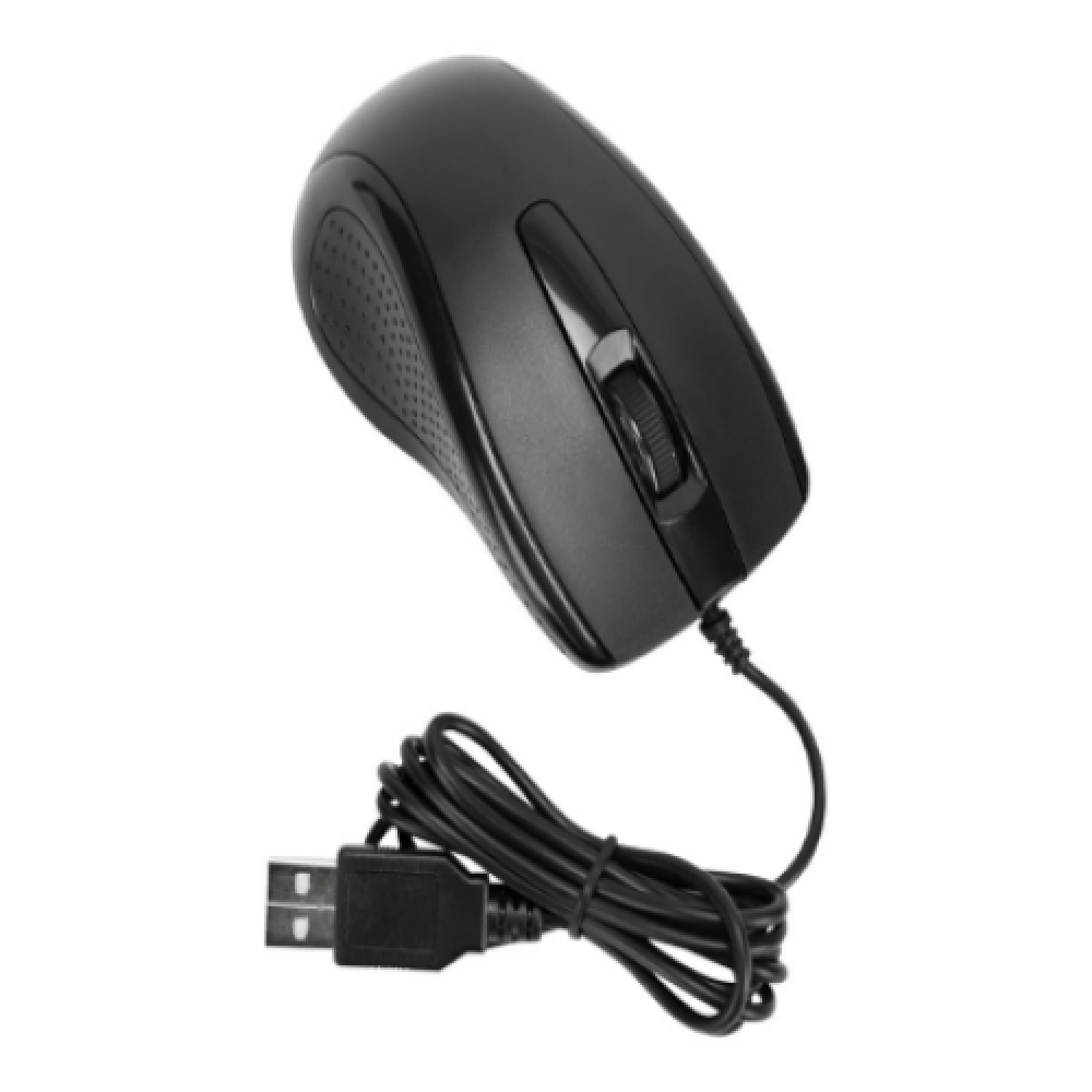 Targus Full-Size Optical Antimicrobial Wired Mouse , Targus Mouse , Full-Size Optical Antimicrobial , Wired , Black