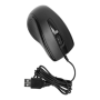 Targus Full-Size Optical Antimicrobial Wired Mouse , Targus Mouse , Full-Size Optical Antimicrobial , Wired , Black