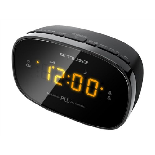 Muse , Clock radio PLL , M-150CR , Alarm function , Black