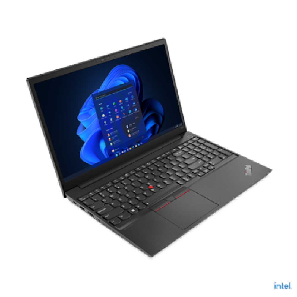 Lenovo ThinkPad E15 (Gen 4) Black, 15.6 , IPS, FHD, 1920x1080, Anti-glare, Intel Core i7, i7-1255U, 16 GB, SSD 512 GB, Intel Iris Xe Graphics, No Optical drive, Windows 11 Pro, 802.11ax, Bluetooth version 5.2, No WWAN, Keyboard language Nordic, Keyboard b