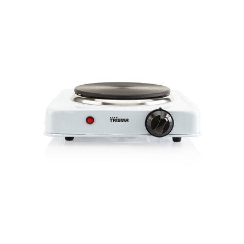 Tristar , Free standing table hob , KP-6185 , Number of burners/cooking zones 1 , Rotary , Electric , Black, White