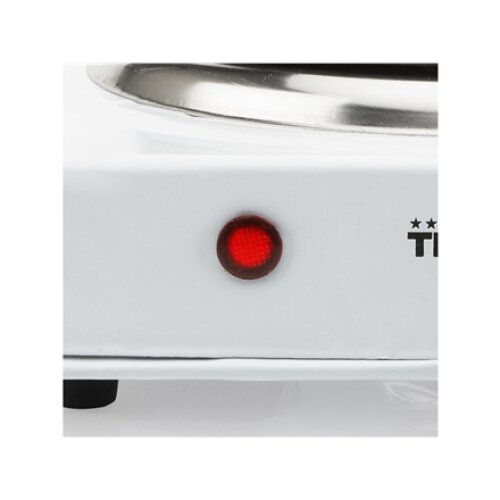 Tristar , Free standing table hob , KP-6185 , Number of burners/cooking zones 1 , Rotary , Electric , Black, White