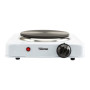 Tristar , Free standing table hob , KP-6185 , Number of burners/cooking zones 1 , Rotary , Electric , Black, White