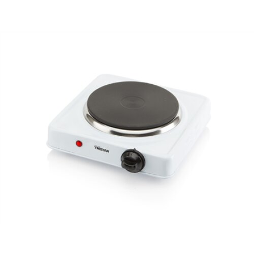 Tristar , Free standing table hob , KP-6185 , Number of burners/cooking zones 1 , Rotary , Electric , Black, White