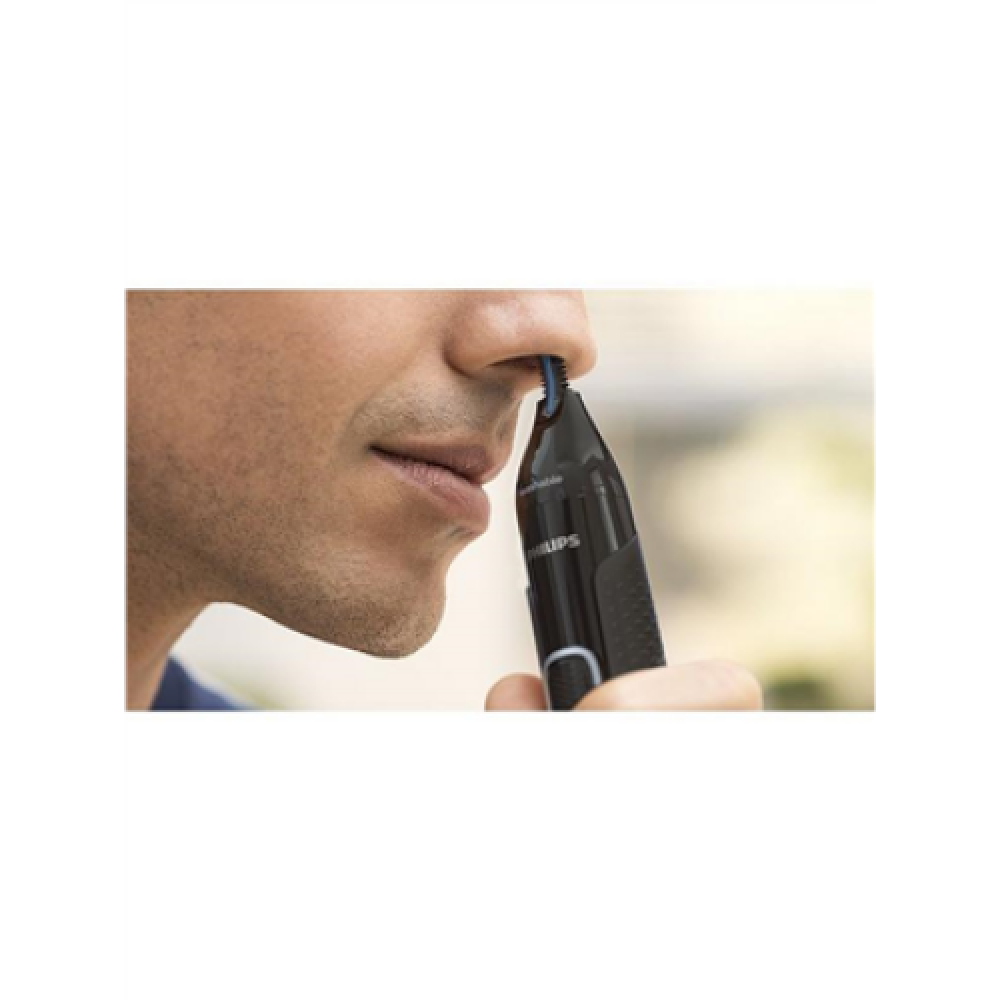 Philips , Nose and Ear Trimmer , NT1650/16 , Nose Hair Trimmer , Wet & Dry , Black