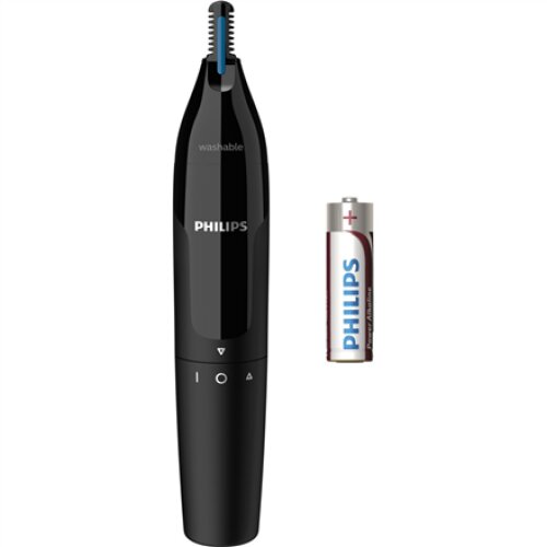 Philips , Nose and Ear Trimmer , NT1650/16 , Nose Hair Trimmer , Wet & Dry , Black