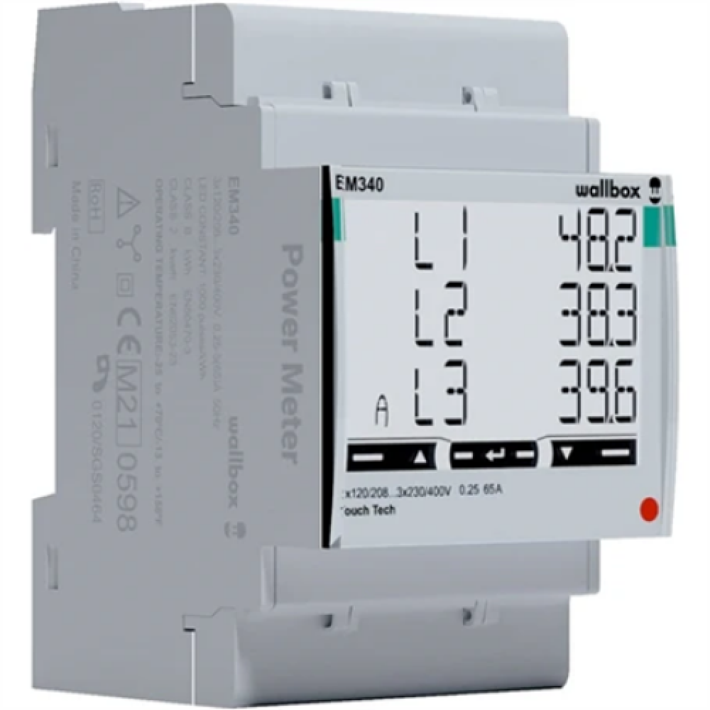 Wallbox Power Meter (3 phase up to 65A/PRO380Mod/Inepro) , MTR-3P-65A-IN