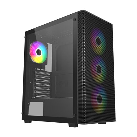 FSP Case , M220-BA , Mid Tower , Black