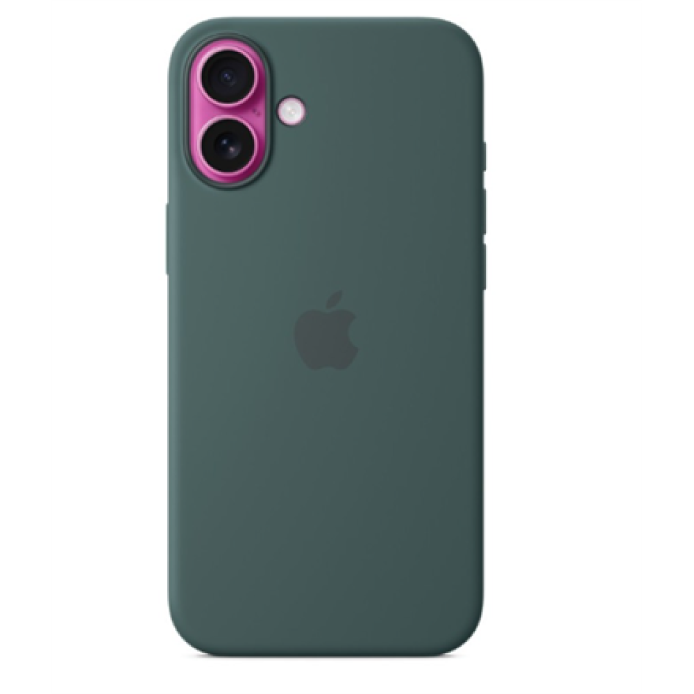 Apple Case with MagSafe , Apple , iPhone 16 Plus , Silicone , Lake Green