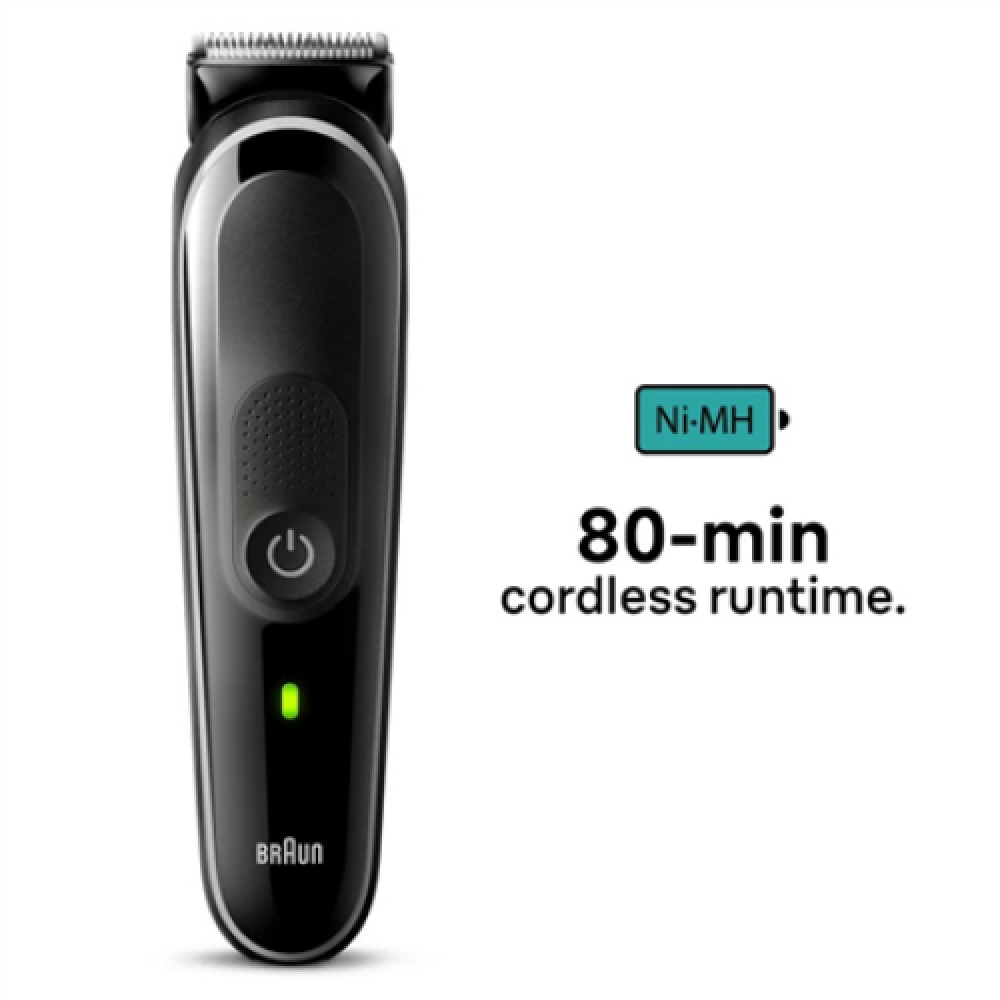 Braun , All-in-one trimmer , MGK3440 , Cordless , Number of length steps 13 , Black/Grey