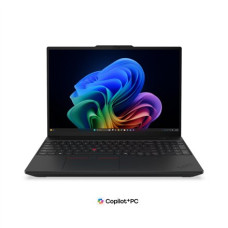 Lenovo ThinkPad T16 G5 Intel , Black , 16 , IPS , WUXGA , 1920 x 1200 pixels , Intel Core Ultra 5 , 325 , 16 GB , LPCAMM2 LPDDR5X , Solid-state drive capacity 512 GB , Intel Graphics , Windows 11 Pro , 802.11be , Bluetooth version 5.4 , Keyboard language 