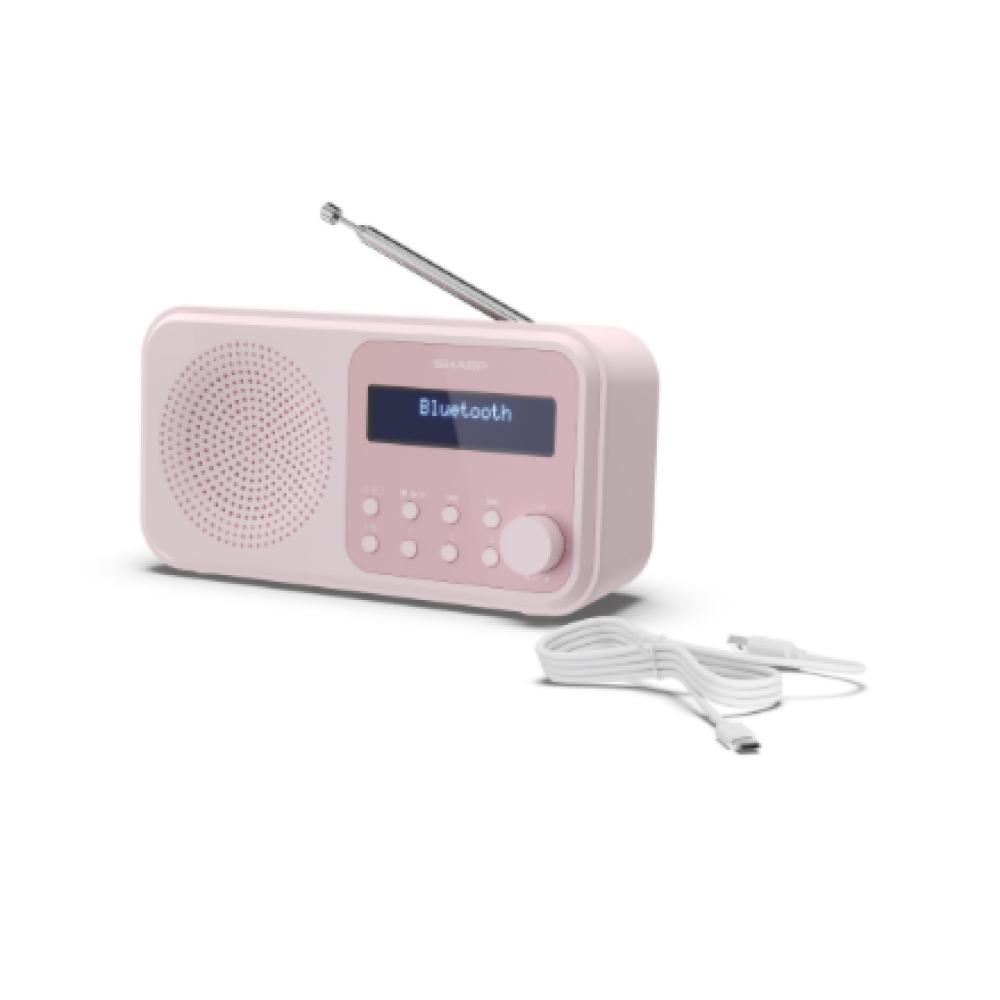 Sharp , Tokyo Digital Radio , DR-P420(PK) , Bluetooth , Pink , Portable , Wireless connection