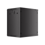 Lanberg , Rack cabinet 19 wall-mount 12U/600x450 with perforated door (flat pack) , WF01-6412-23B , Black
