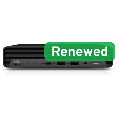 HP Renewed Grade B , EliteDesk 805 G6 Desktop Mini , AMD Ryzen 5 PRO , 4650GE , 16 GB , SSD , 256 GB , AMD Radeon Graphics , Windows 11 Pro