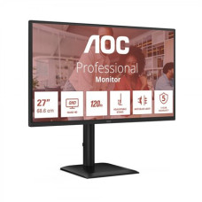 AOC , Q27E4CV , 27 , IPS , QHD , 16:9 , 120 Hz , 4 ms , 2560 x 1440 pixels , 350 cd/m² , HDMI ports quantity 1 , Black