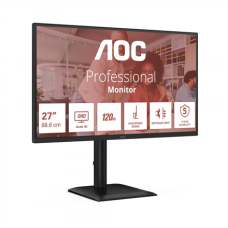 AOC Q27E4CV , 27 , IPS , QHD , 16:9 , 120 Hz , 4 ms , 2560 x 1440 pixels , 350 cd/m² , HDMI ports quantity 1 , Black