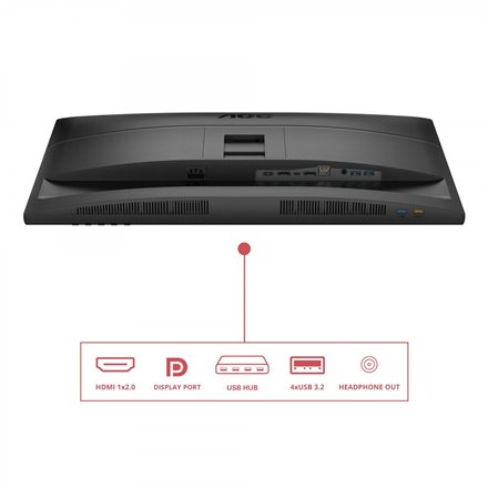 AOC , Q27E4CV , 27 , IPS , QHD , 16:9 , 120 Hz , 4 ms , 2560 x 1440 pixels , 350 cd/m² , HDMI ports quantity 1 , Black