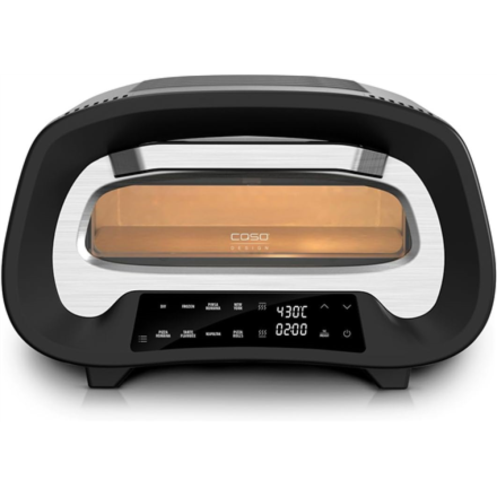 Caso Pizza Oven , PizzaChef 430° , 2200 W , Black/Silver