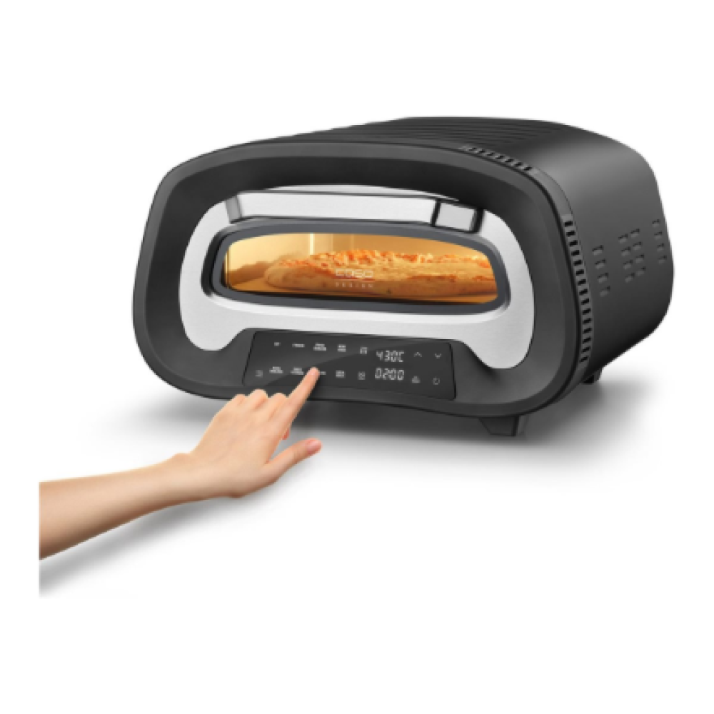 Caso Pizza Oven , PizzaChef 430° , 2200 W , Black/Silver